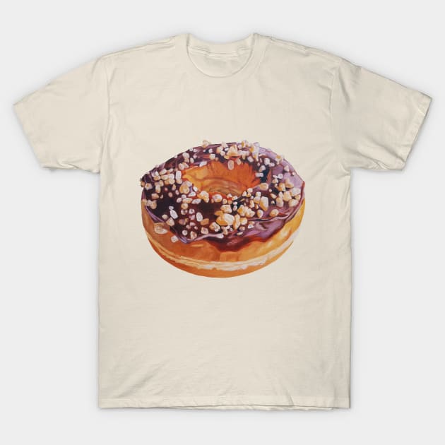 Salted Caramel Donut painting T-Shirt by EmilyBickell